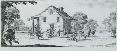 Scéna drancování, 1633 od Jacques Callot