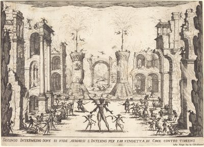 Druhé intermezzo, 1617. od Jacques Callot