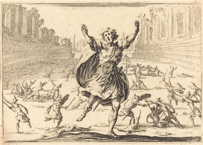 Potyčka v římském cirkusu od Jacques Callot
