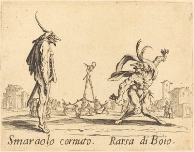 Smaralo Cornuto a Ratsa di Boio od Jacques Callot