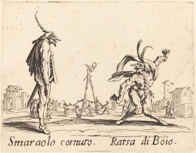 Smaralo Cornuto a Ratsa di Boio od Jacques Callot