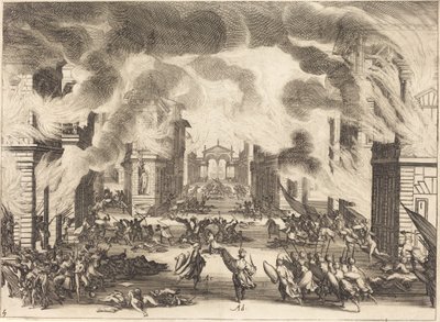 Suleiman, zákon V od Jacques Callot