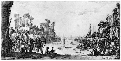 Svatý Sebastian, c1605-1630 1924 od Jacques Callot