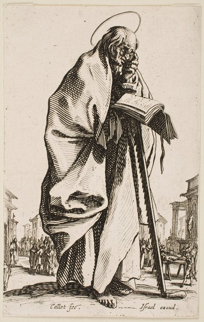 Svatý Šimon, ze série „Velcí apoštolové“ od Jacques Callot