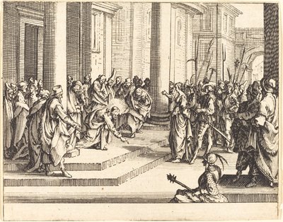 Kamenování Ježíše, 1635. od Jacques Callot