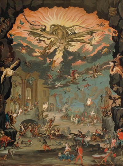 Pokušení svatého Antonína, Jacques Callot (1592-1635) od Jacques Callot