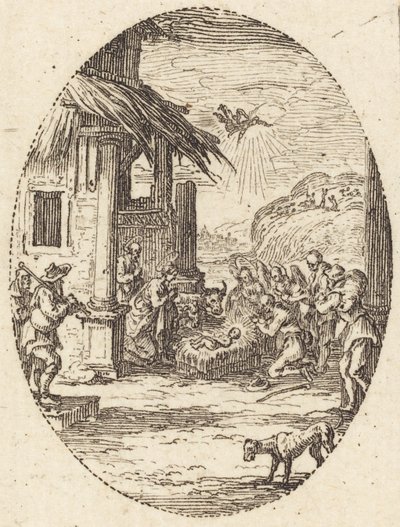 Klanění pastýřů od Jacques Callot