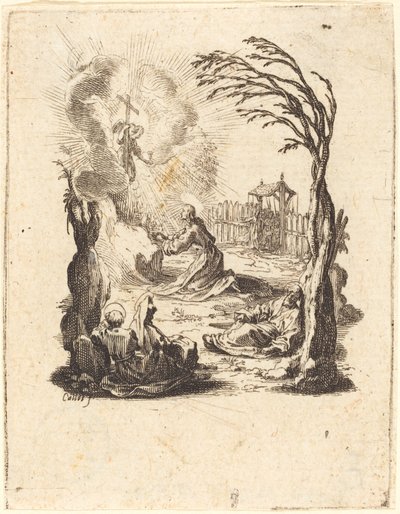 Agónie v zahradě od Jacques Callot