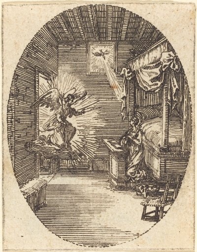 Zvěstování. od Jacques Callot