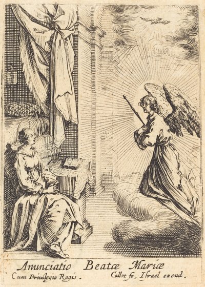Zvěstování od Jacques Callot