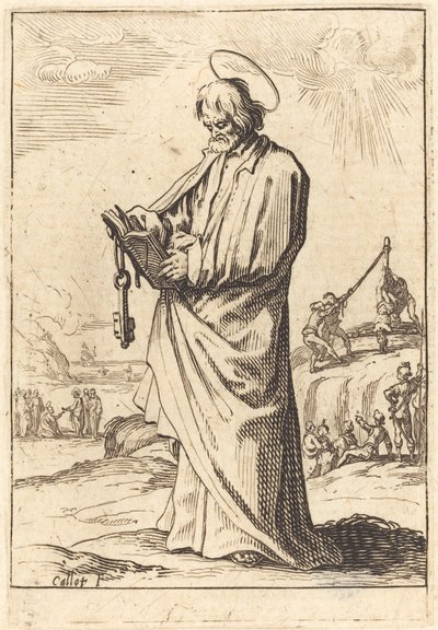 Apoštol Petr od Jacques Callot