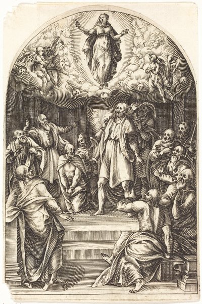 Nanebevzetí Panny Marie od Jacques Callot