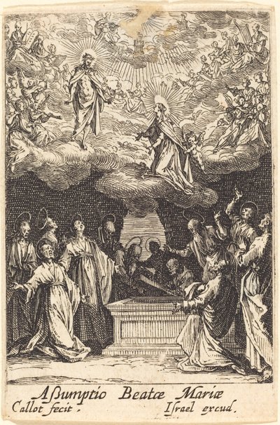 Nanebevzetí Panny Marie od Jacques Callot
