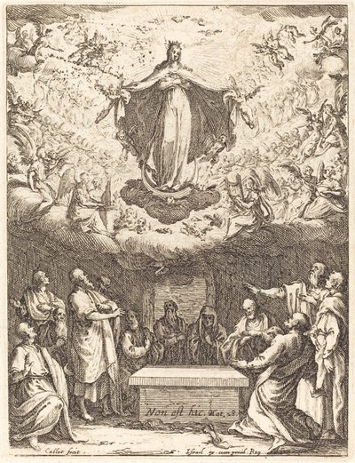 Nanebevzetí Panny Marie od Jacques Callot