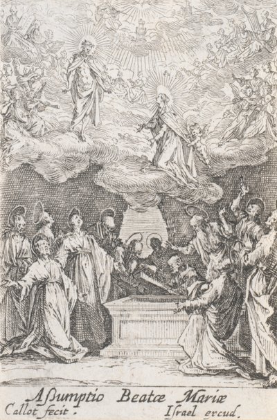 Nanebevzetí Panny Marie, č.p. 13 ze Života Panny od Jacques Callot
