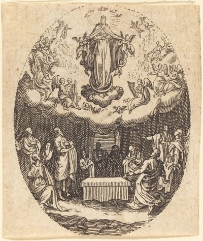 Nanebevzetí s Cherubínem od Jacques Callot