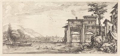 Koupající se od Jacques Callot