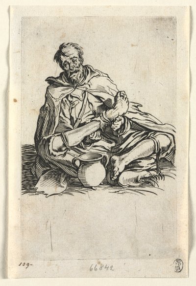 Žebráci: Malingerer, c. 1623. od Jacques Callot