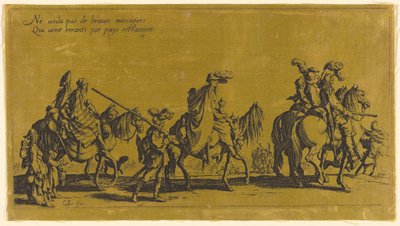 Pochodující cikáni: předvoj od Jacques Callot