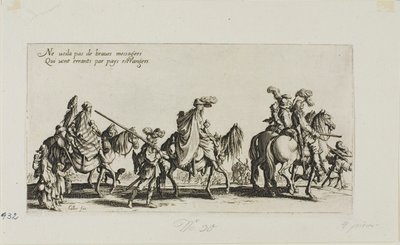 The Bohemians Marching, od The Bohemians od Jacques Callot