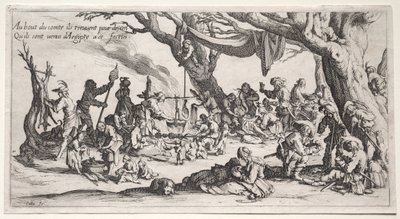 The Bohemians: Místo zastavení: Svátek Čechů od Jacques Callot