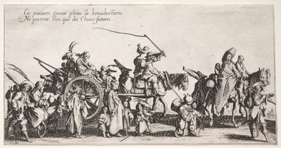 Bohemians, c. 1621-1625. od Jacques Callot