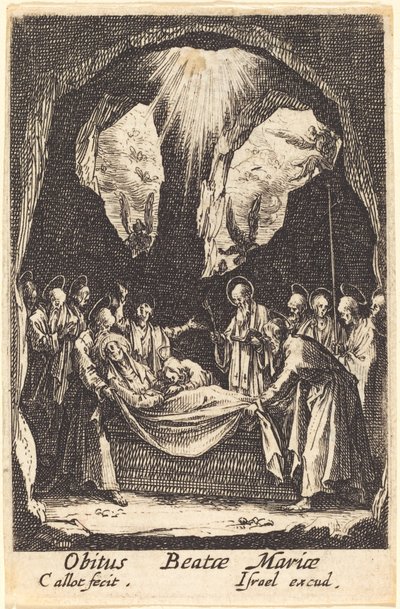 Pohřeb Panny Marie od Jacques Callot