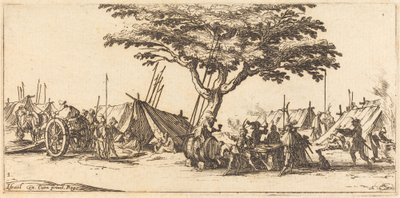 Tábor, c. 1633. od Jacques Callot