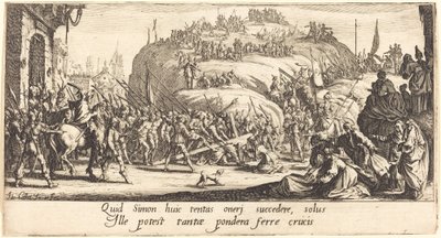 Nesení kříže od Jacques Callot