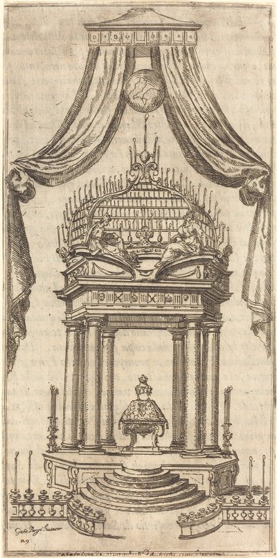 Katafalk, 1612. od Jacques Callot