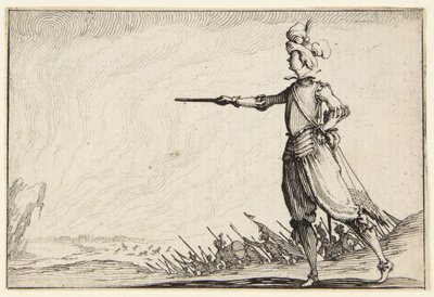 Velitel pěšky od Jacques Callot