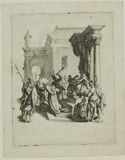 Odsouzení k smrti, z knihy Malá vášeň od Jacques Callot