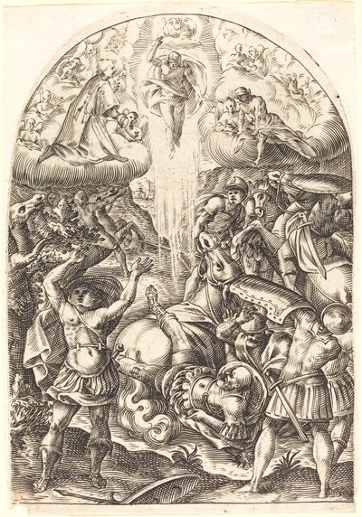 Obrácení svatého Pavla, 16081611. od Jacques Callot