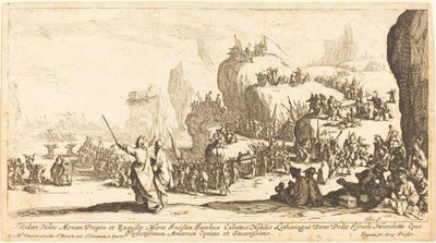Přechod Rudého moře, 1629. od Jacques Callot