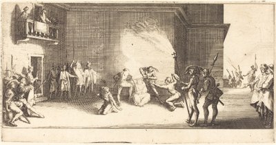 Korunování trním od Jacques Callot