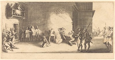 Korunování trním od Jacques Callot