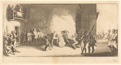 Korunování trním od Jacques Callot