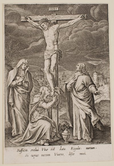 Ukřižování od Jacques Callot