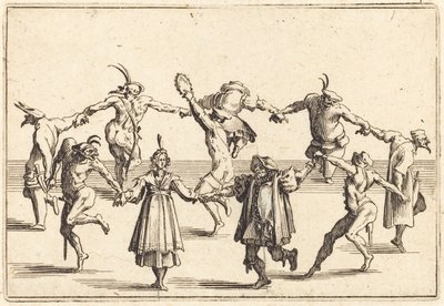 Tanec, c. 1622. od Jacques Callot