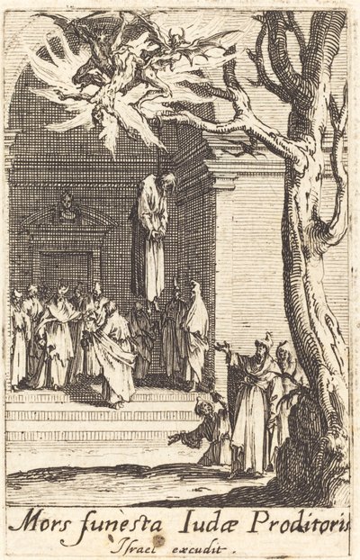 Jidášova smrt od Jacques Callot