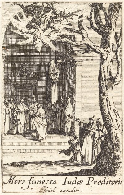 Jidášova smrt, c. 16341635. od Jacques Callot