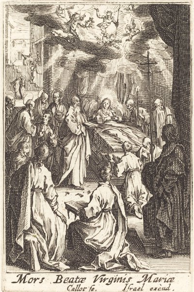 Smrt Panny, v roce 1630 nebo později. od Jacques Callot