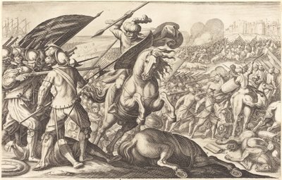 Porážka turecké kavalérie, c. 1614. od Jacques Callot