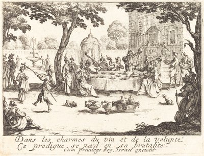 Rozptýlení, 1635. od Jacques Callot