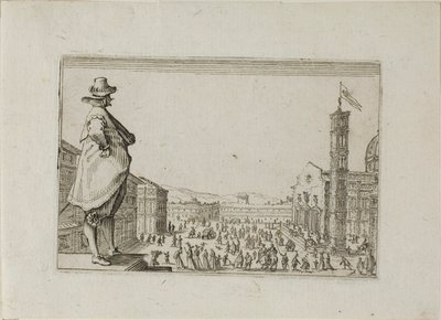 Duomo ve Florencii, od The Caprices od Jacques Callot