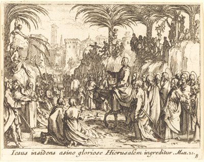 Vjezd do Jeruzaléma od Jacques Callot