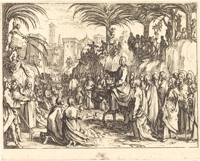 Vjezd do Jeruzaléma od Jacques Callot