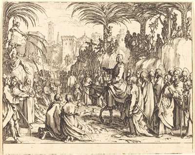 Vjezd do Jeruzaléma od Jacques Callot