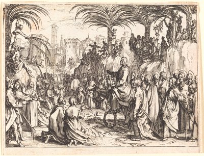 Vjezd do Jeruzaléma od Jacques Callot