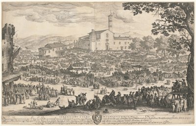 Veletrh v Imprunetě od Jacques Callot